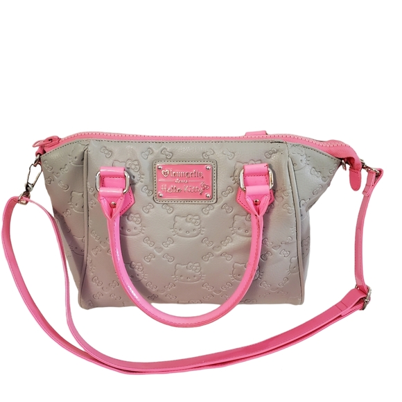 Loungefly Handbags - Loungefly Hello Kitty Rare Handbag Purse Strap Tote Crossbody Shouldler Bag Pink